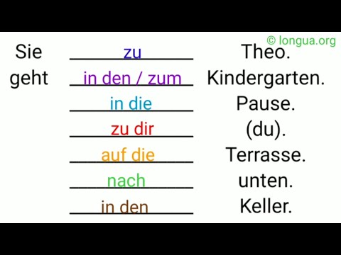 A1, A2, B1 - Deutsch lernen, #Grammatik, Deutsche Grammatik, #Präposition, #dativ #zu #deutschlernen