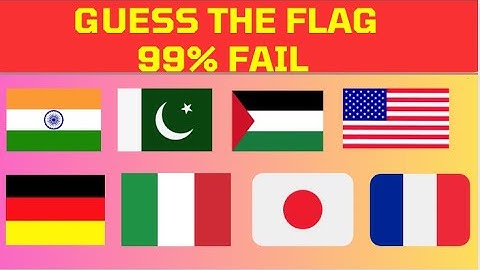 Guess The Flag Quiz | Flag Quiz Show | 99% Fail Expert Level