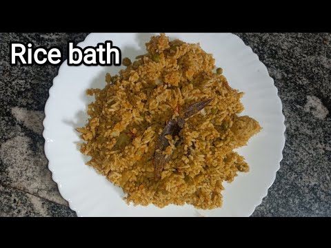 Red Rice Rath Bath Veg Rice bath 😋😋 - YouTube