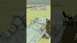 I Literally Sacked My Teammate 💀🎒 #roblox #deadrails screenshot 1