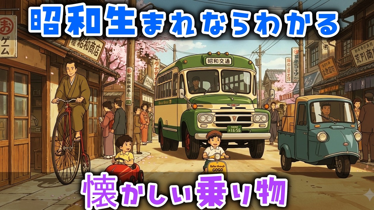 Slow commentary] 12 nostalgic vehicles that everyone born in the