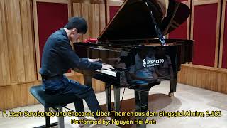 Nguyễn Hải Anh plays F. Liszt: Sarabande und Chaconne über Themen aus dem Singspiel Almira, S.181