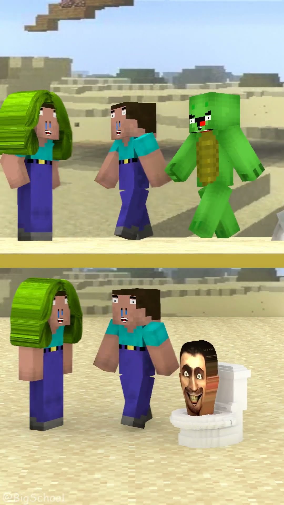 Who is the good person? Mikey or Skibidi Toilet? ??