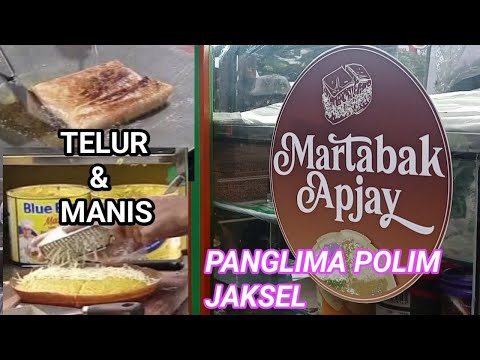 Martabak manis dan telur jajanan hits di panglima Polim Jaksel #martabak #jakarta