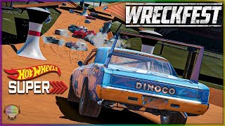 HOT WHEELS SUPER TRACK! | Wreckfest