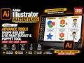Adobe Illustrator Master Class Chapter 15 | Shape Builder, Live Paint Bucket & Puppet Tool Tutorial