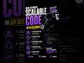 How to Write Scalable Code 🚀 | Developer Tips in 60 Seconds 🚀 #coding #developer