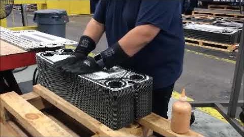 Plate Heat Exchanger Gasket Gluing