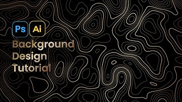 Create a Luxury Topographic maps Background in photoshop and illustrator