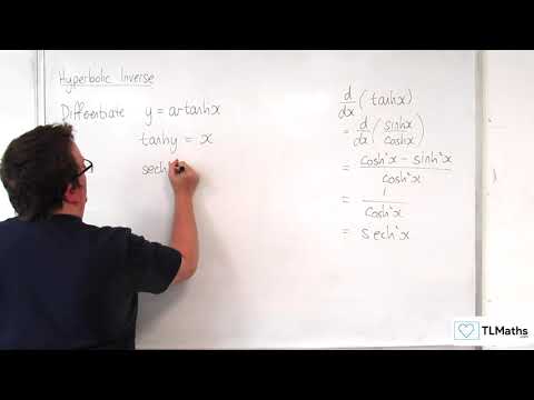 A-Level Further Maths H4-08 Hyperbolic Inverse: Differentiating y=artanh(x)
