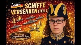 Easy German Input (Comprehensible Input) | We Play Battleship 🚢(Part 1)