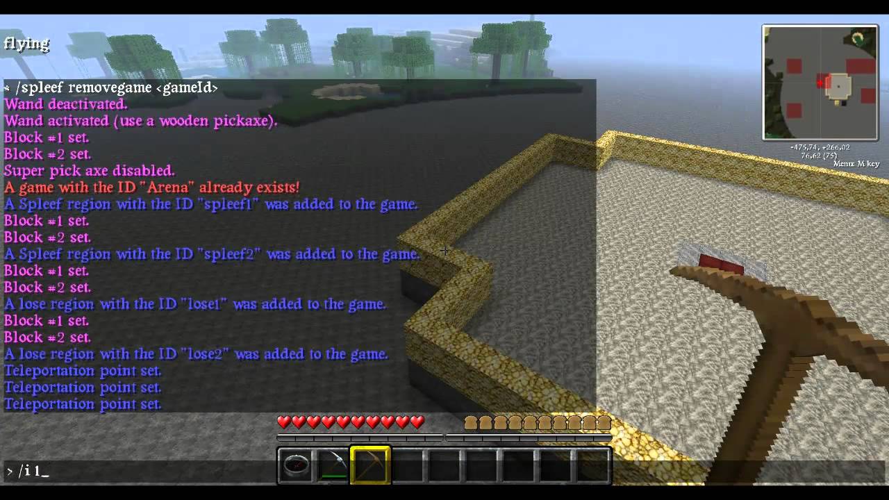 Minecraft 1.0.0 Bukkit Plugin SpleefExtreme [deutsch/german]