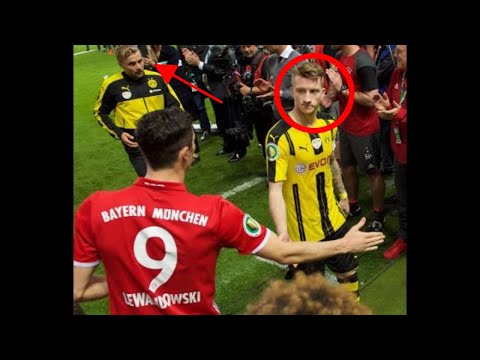 Reus and Lewandowski handshakes and best moments.