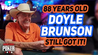 Doyle Brunson Plays First WSOP Main Event Since 2013!