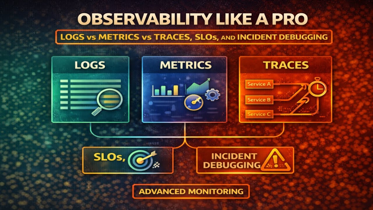 Observability Like a Pro: Logs vs Metrics vs Traces, SLOs, and Incident ...