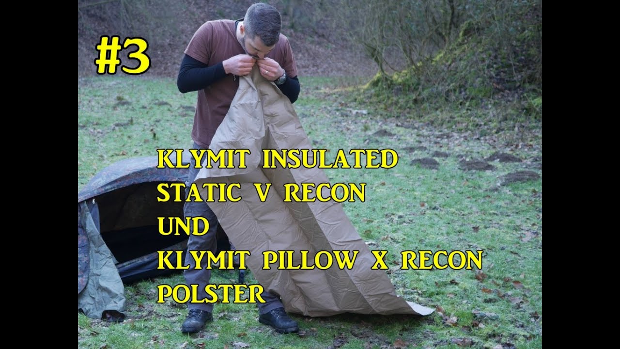 Klymit Isolated Static V Recon Und Klymit Pillow Test Review Youtube