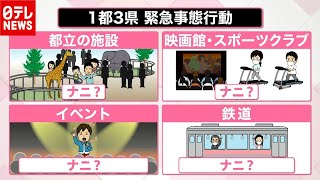 【解説】「新型コロナ」“緊急事態宣言”で何が制限される？（2021年1月5日放送「news every.」より）