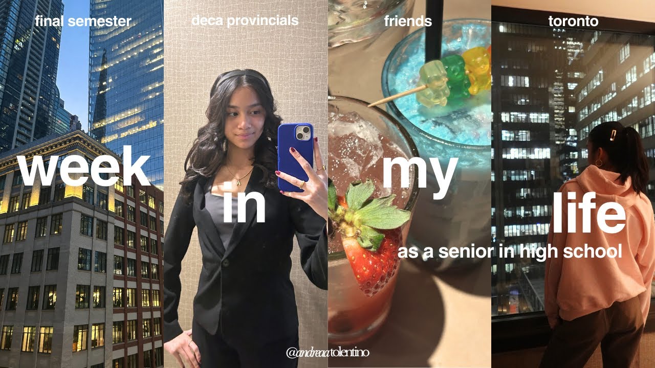 starting my last semester of high school | mornings, deca provs, toronto & friends