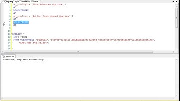 TSQL: Insert Results of Procedure Into Temp Table
