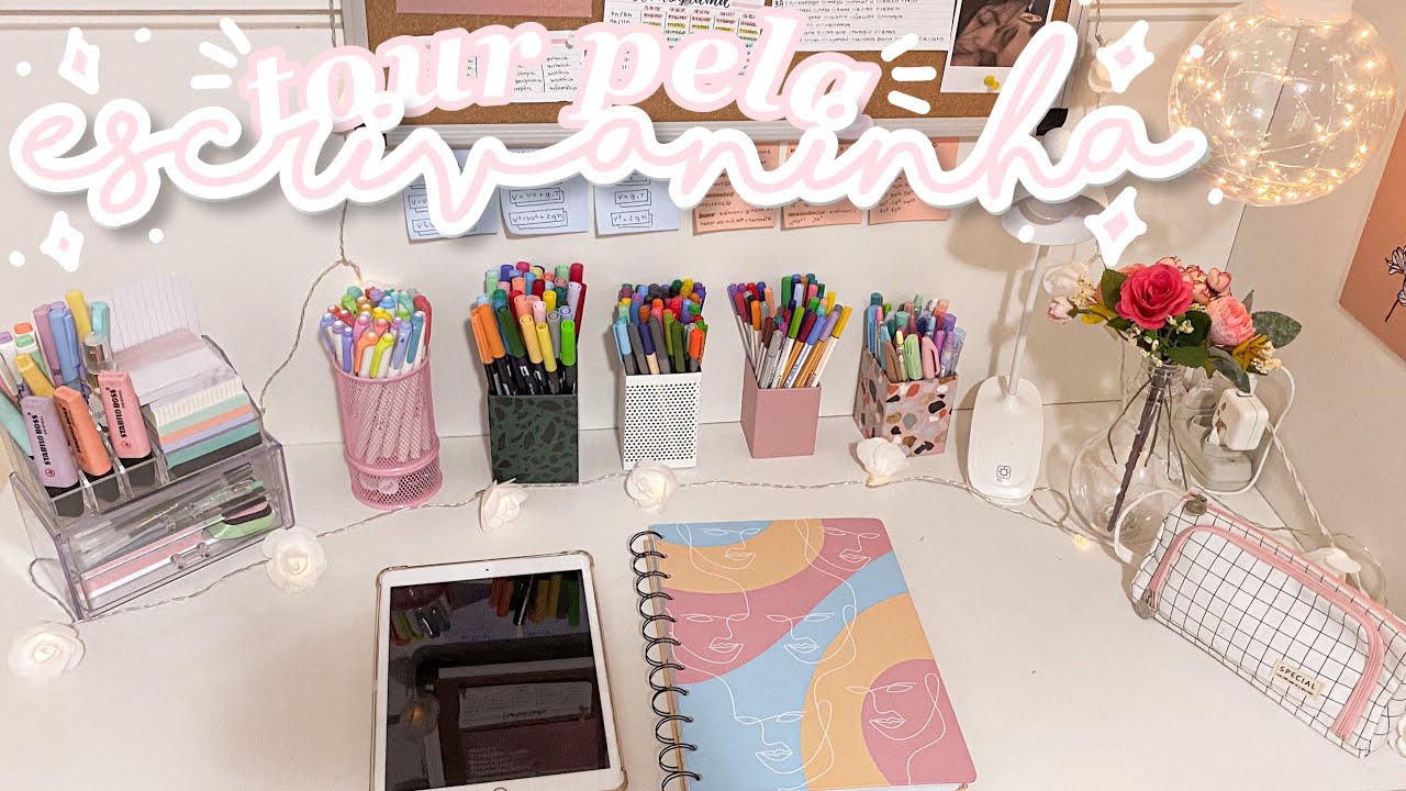 tour atualizado pela minha escrivaninha ♡