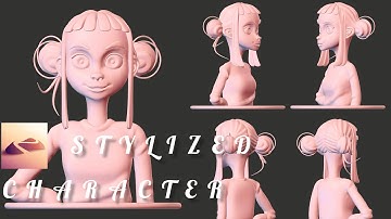 Stylized Character Sculpting | Nomad Sculpt Tutorial |