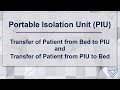 Netec portable isolation unit in a special pathogen isolation area