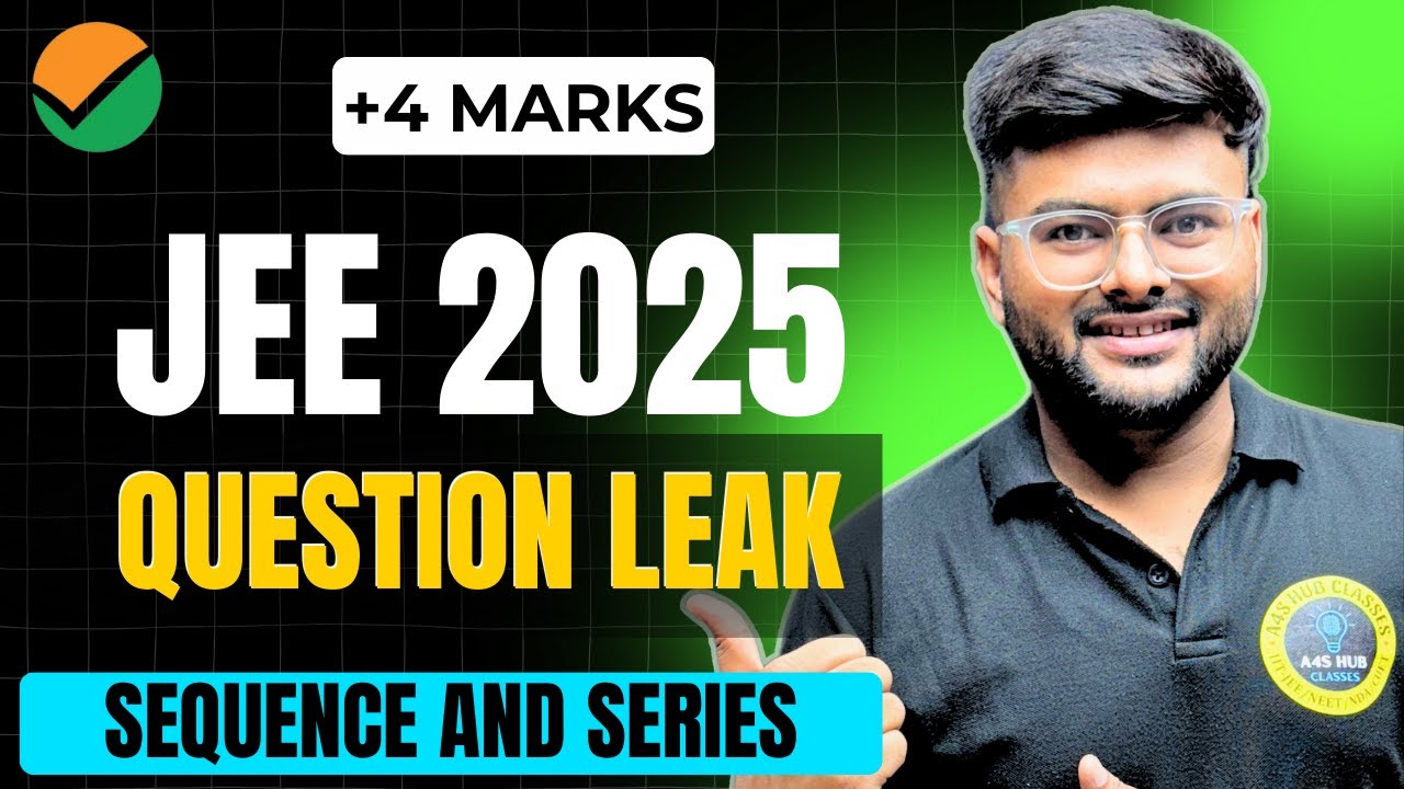 Sequence and Series JEE Main PYQs I JEE Main 2025 I JEE Main PYQs 2025 ...