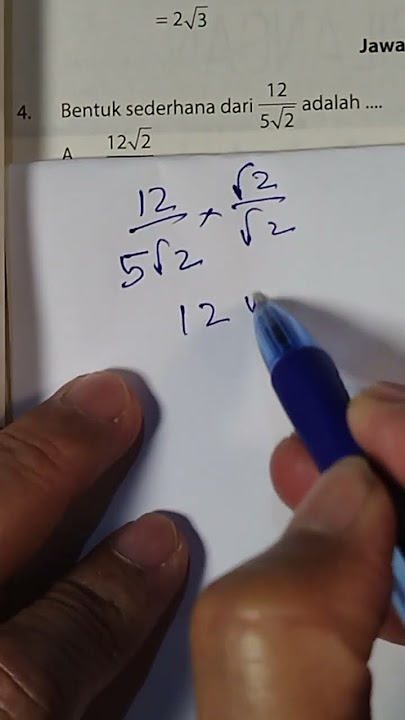 simplifying the square root form. #mathematicadeka #maths