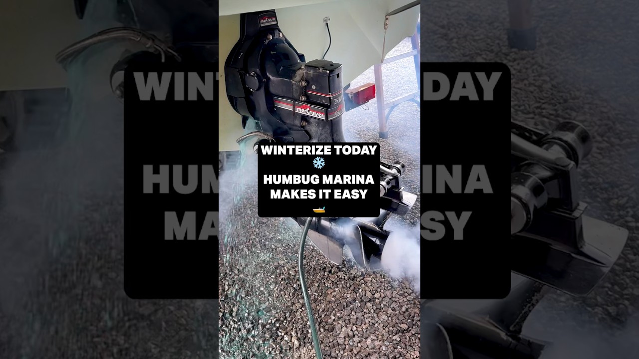 How We Winterize Your Boat | Full Service at Humbug Marina 🚤❄️