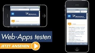 Web Apps Tutorial Testen Der Web Apps Für Unterschiedliche Zielmedien