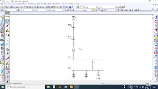 The circuit diagram perform the short circuit & voltage drop analysis using ETAP for IUBAT.