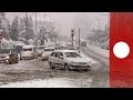 Frankreich: Schnee-Chaos mit Stau, Stromausfall, Ärger und Freude