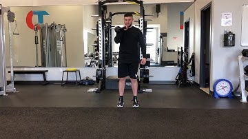 Matthew Ibrahim | KB 1-Arm Front Rack Split Squat