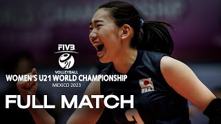 JPN🇯🇵 vs. MEX🇲🇽 - Full Match | Women's U21 World Championship | Lèon
