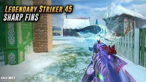 Legendary Striker 45 Sharp Fins Inspection | Kill Effect | Gameplay | CODMOBILE