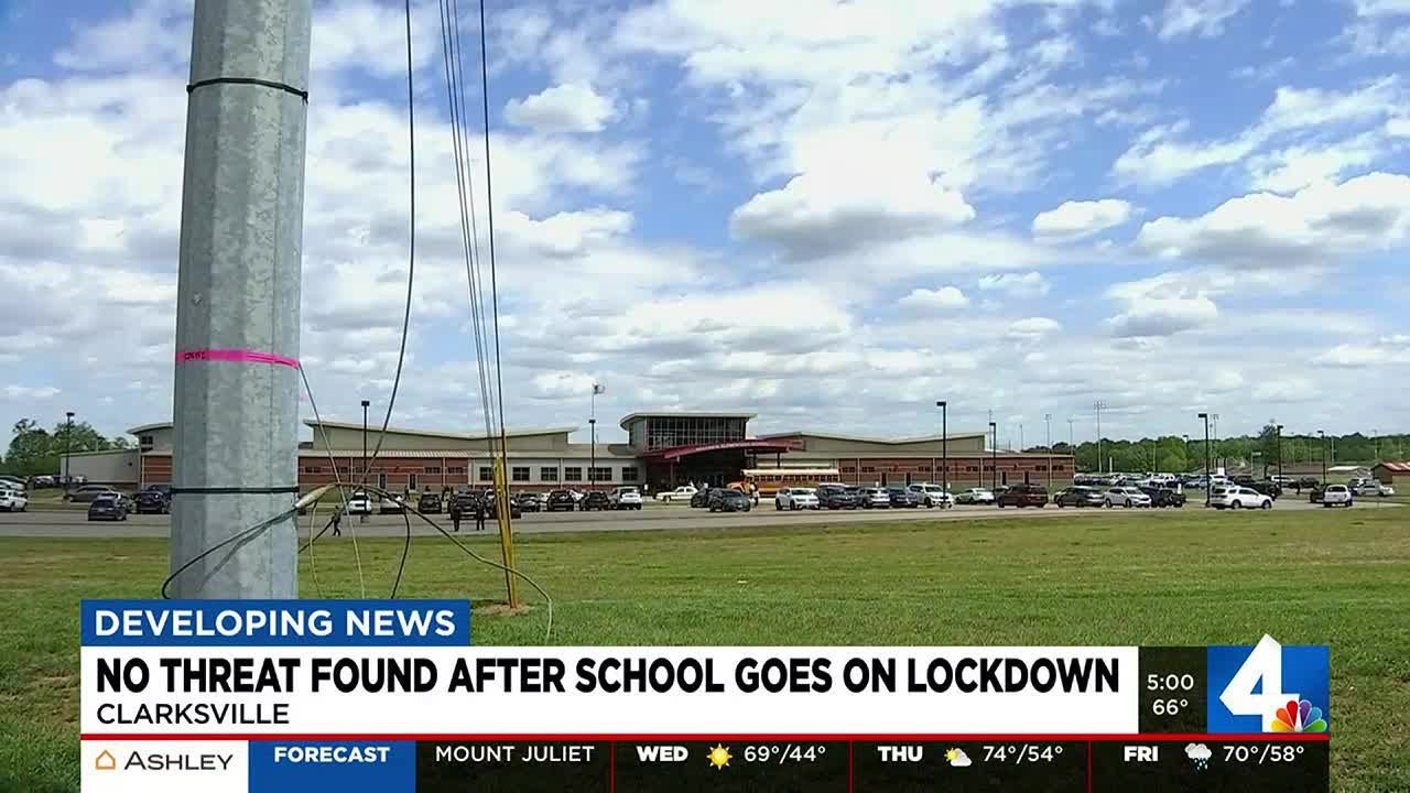 No threat found after school goes on lockdown - YouTube