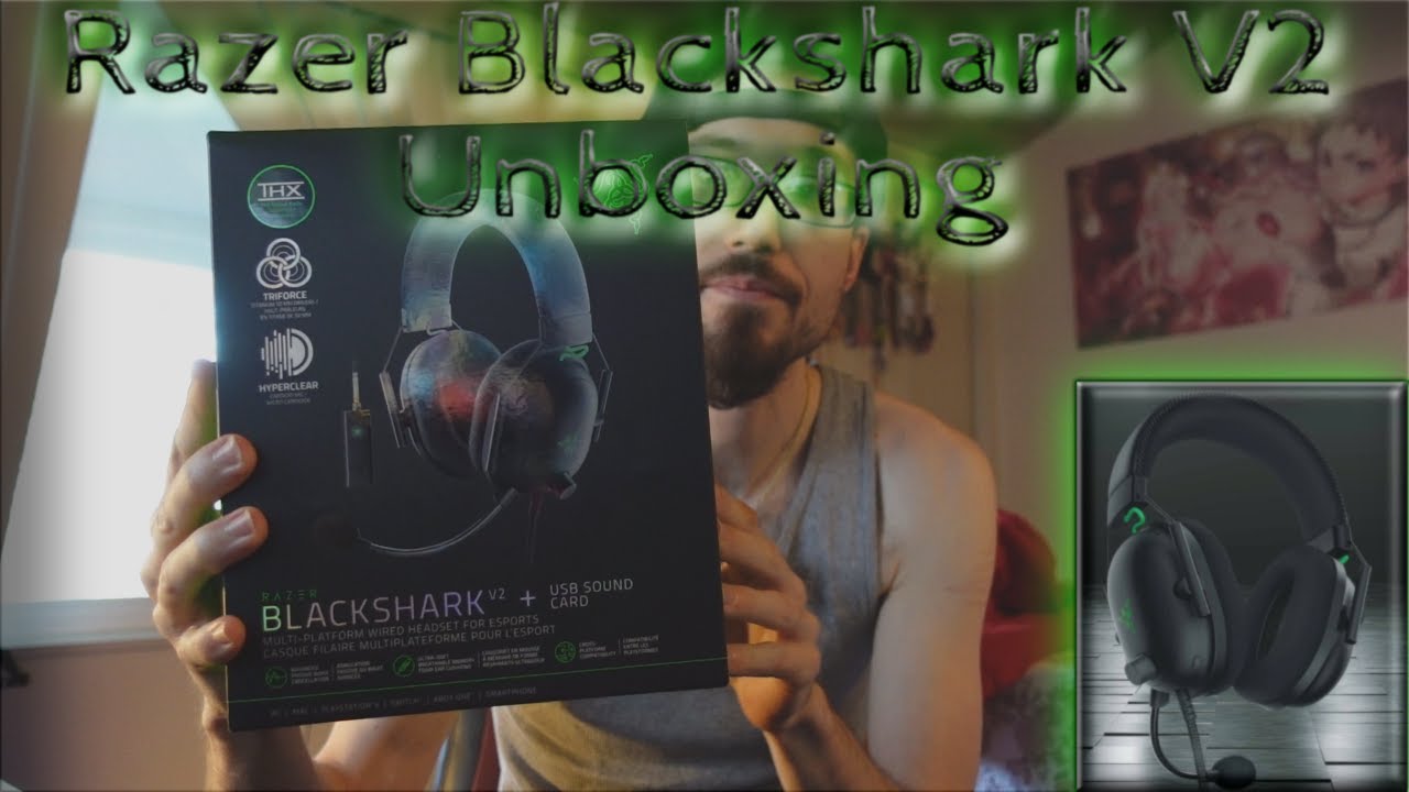 UNBOXING - RAZER BLACKSHARK V2 