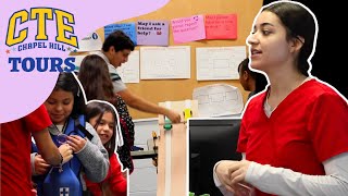 CTE University: 3rd graders receive a VIP tour of the Career and Technical Education Center