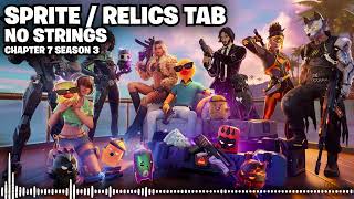 Fortnite Sprite & Relics Fronted Menu Tab No Strings Music Extended (Chapter 7 Season 3)