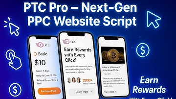  PTC Ads Earning Website With Admin Panel l PTC Pro Website Script Complete Set-up 