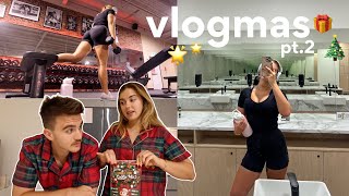 VLOGMAS | gym with me, Christmas brownie baking + chats