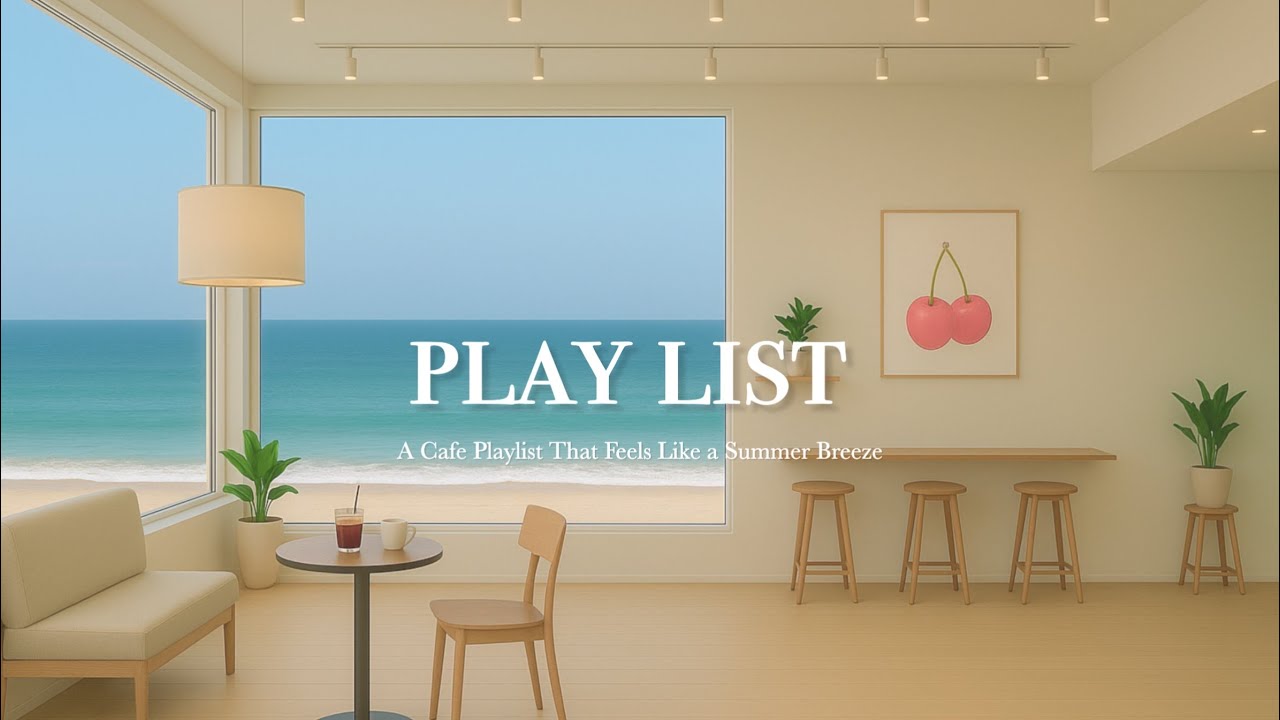 Cafe Playlist ☕ 여름 향기가 느껴지는 카페 플레이리스트 🎶🍃| A Cafe Playlist That Feels Like a Summer Breeze