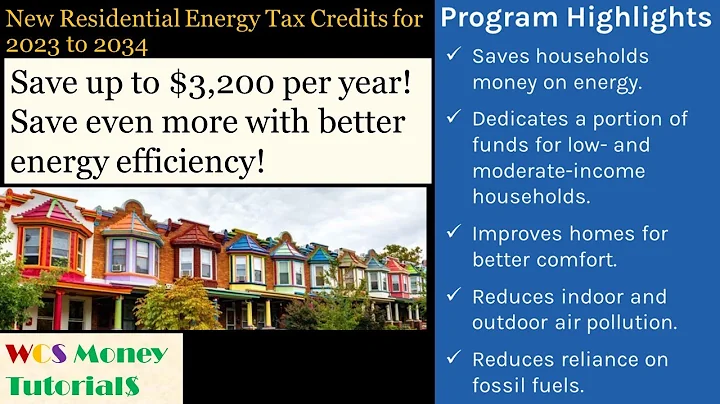 Maximize Your Savings: Home Energy Tax Credits for 2023 Through 2034