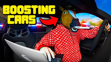 Boosting Cars ALONE In GTA 5 RP