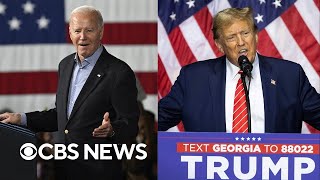 Biden, Trump trade barbs at dueling Georgia rallies