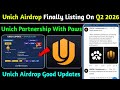 💯Unich Airdrop Finally Listing On Q2 2026 | UNICH Airdrop Partnership With Paws | Unich New Updates