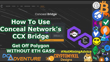 How To - Use The CCX Bridge To Get Funds Off Polygon For Cheap WITHOUT ETHEREUM GASS!