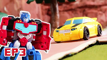 Autobot Race! | Episode 3 | NEW stop motion | Kids Cartoon | Transformers Junior