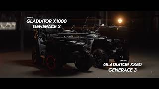 Zcela nový, revoluční CFMOTO GLADIATOR X1000 a X850 "G3"- nový lídr královské kategorie čtyřkolek💪.