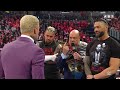 Brock lesnar de retour pour aider cody rhodes face  roman reigns  raw vf